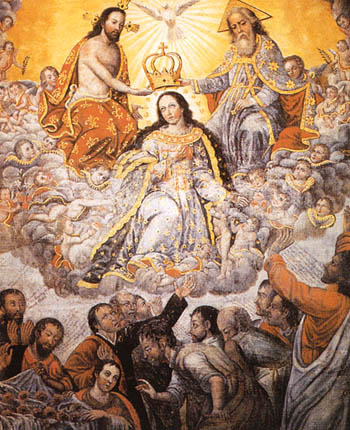 The coronation of Our Lady